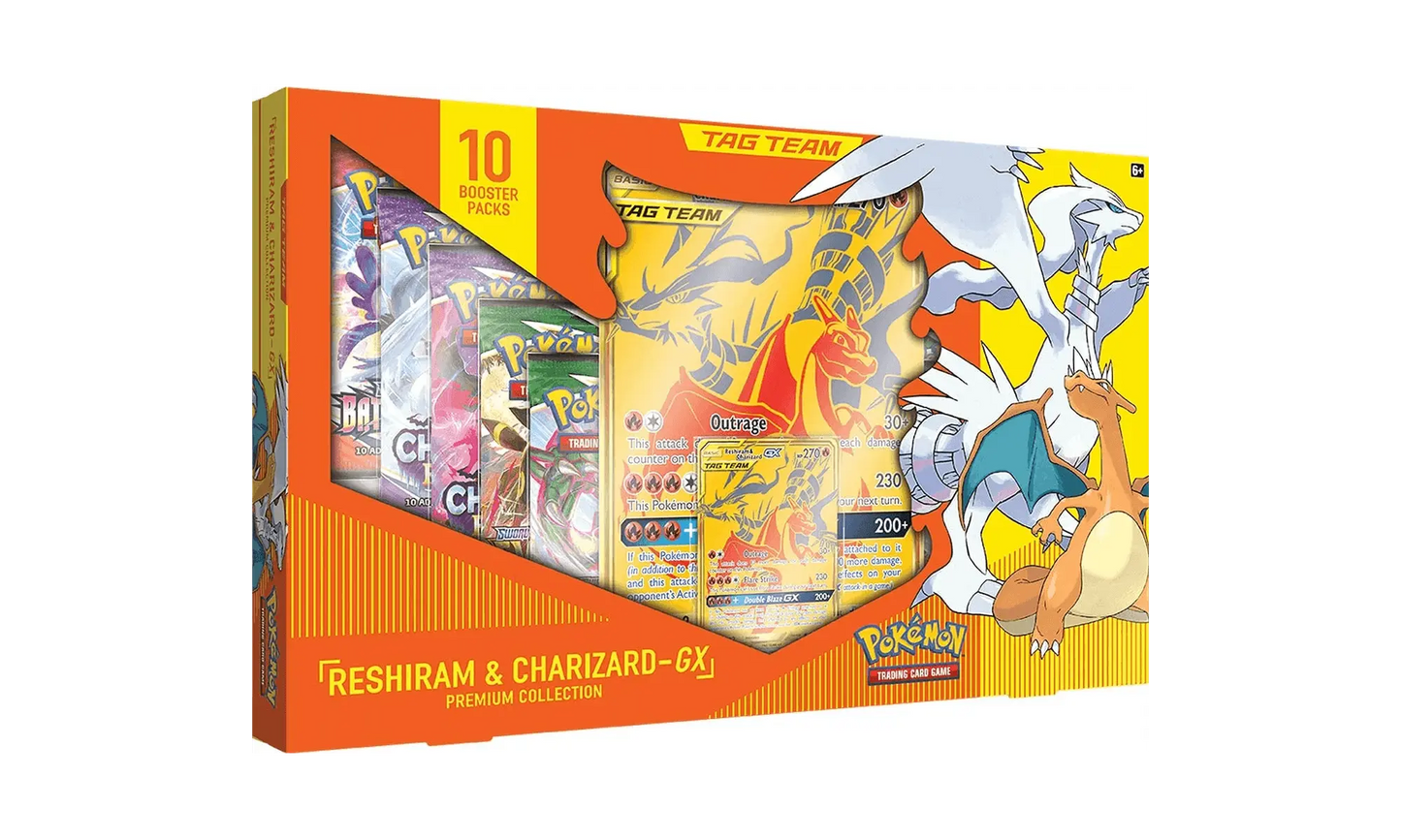 Pokémon TCG Tag Team GX Premium Collection Reshiram & Charizard Box