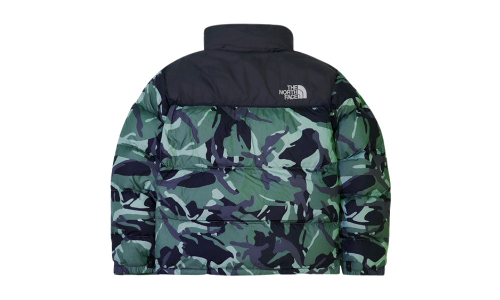 The North Face 1996 Retro Nuptse Jacket Green Camo