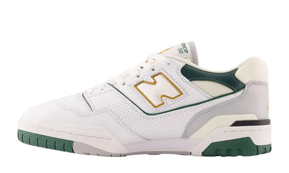 New Balance 550 White Nightwatch Green