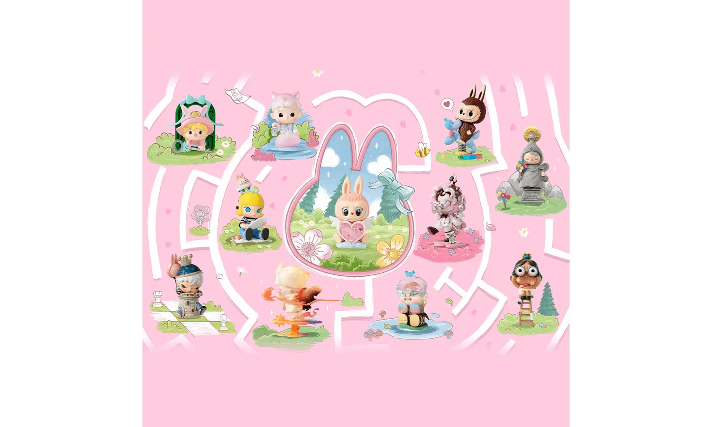 Pop Mart Finding Mokoko Series Figures Blind Box