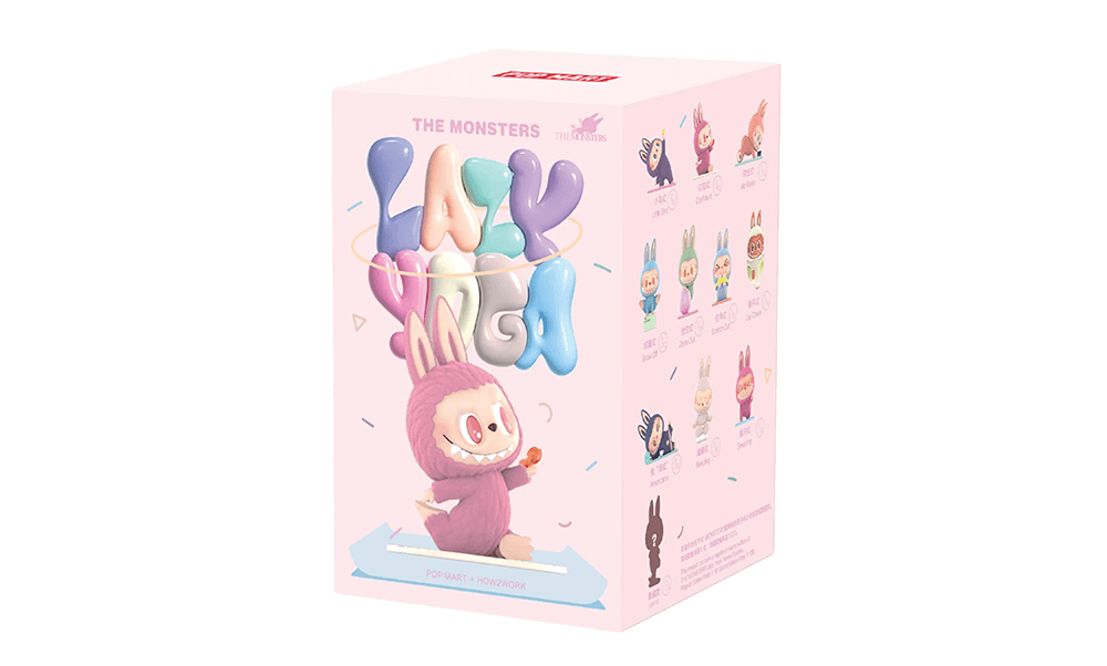 Pop Mart Labubu The Monsters Lazy Yoga Series Figures