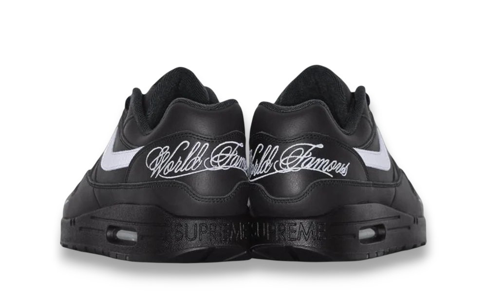 Nike Air Max 1 '87 SP Supreme Black White