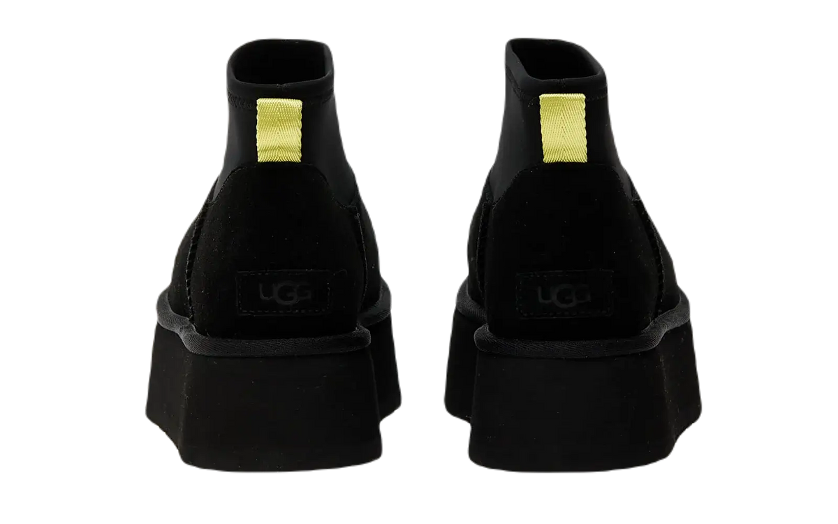 UGG Classic Mini Dipper Boot Black Yellow