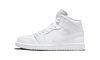 Jordan 1 Mid Triple White