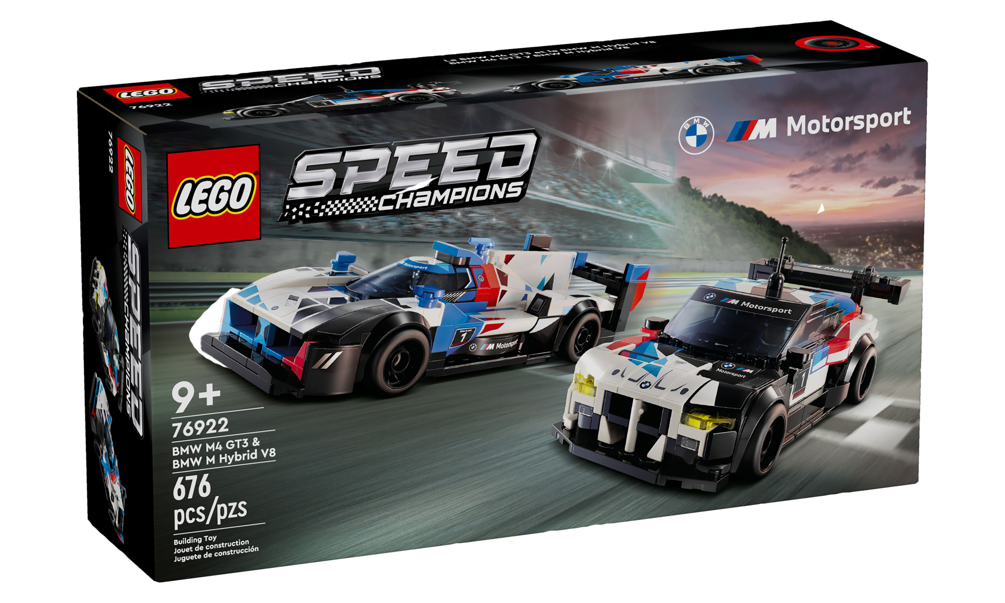 LEGO® 76922 Speed Champions - Samochody wyścigowe BMW M4 GT3 & BMW M Hybrid V8