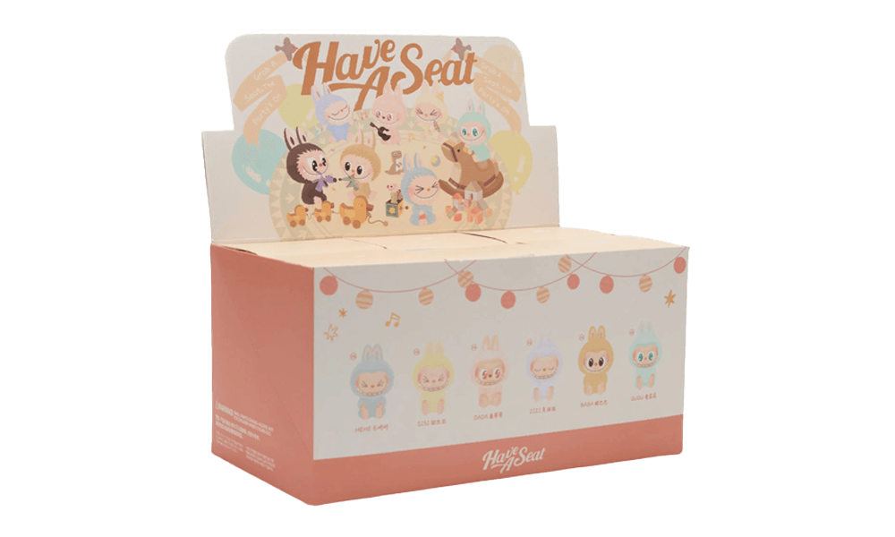 Pop Mart Labubu The Monsters Have a Seat - Peluche in vinile, custodia sigillata