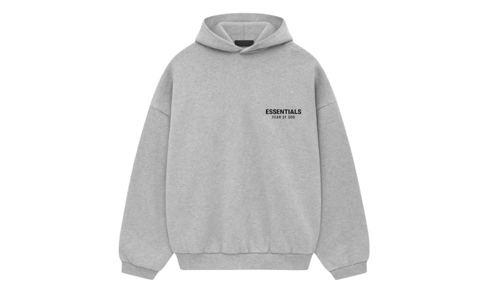 Fear of God Essentials Fleece Hoodie Light Heather Gray
