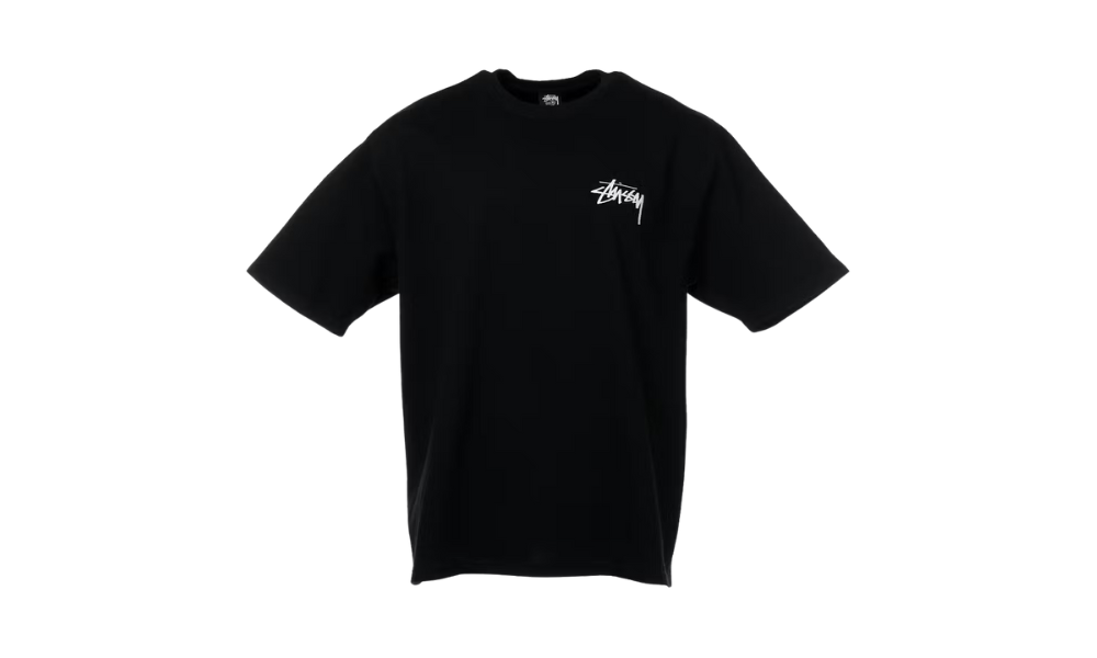Stussy Fuzzy Dice Tee Black