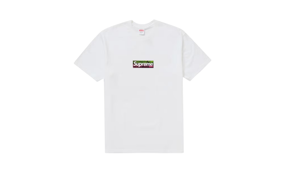 Supreme Los Angeles Fire Relief Box Logo Tee White
