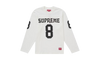 Supreme Affiliated L/S Football Top White