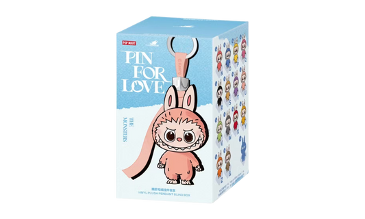 Pop Mart Labubu The Monsters Pin for Love Series Vinyl Plush Pendant (N-Z) Single Blind Box