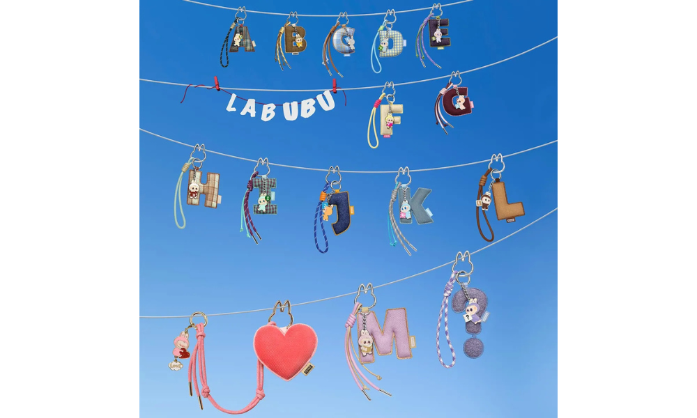 Pop Mart Labubu The Monsters Pin for Love Series Letter Pendant (A-M) Single Blind Box