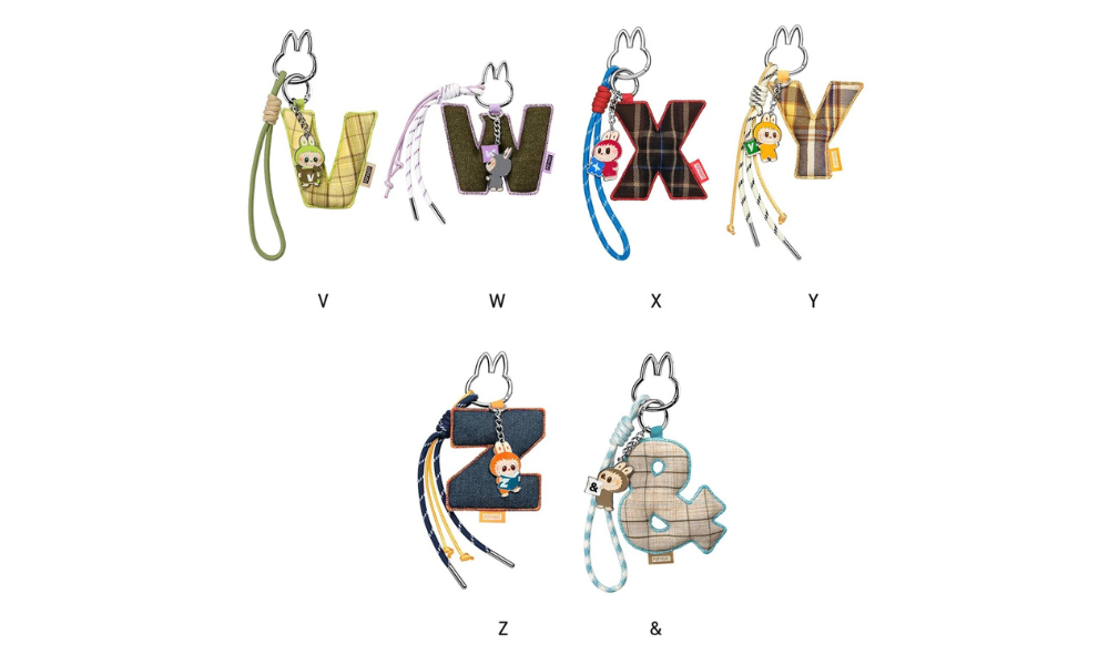 Pop Mart Labubu The Monsters Pin for Love Series Letter Pendant (N-Z) Single Blind Box