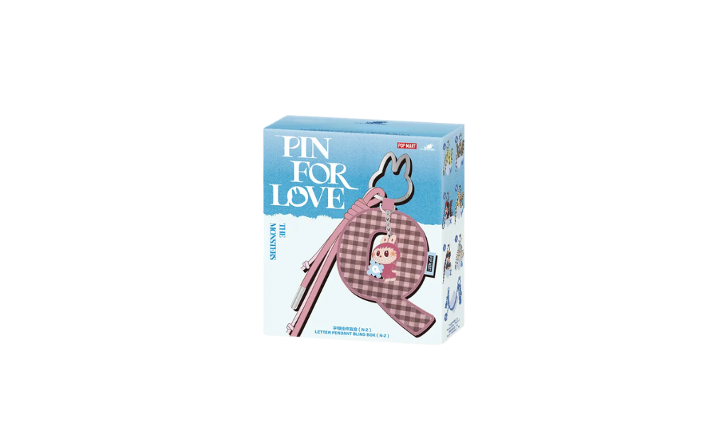 Pop Mart Labubu The Monsters Pin for Love Series Letter Pendant (N-Z) Single Blind Box