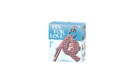 Pop Mart Labubu The Monsters Pin for Love Series Letter Pendant (N-Z) Single Blind Box