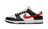 Nike Dunk Low Black White Red