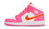 Air Jordan 1 Mid Pinksicle Safety Orange