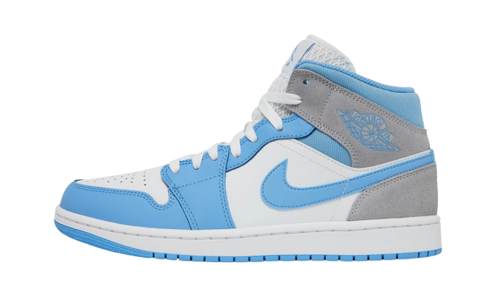 Air Jordan 1 Mid University Blue Grey