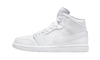 Jordan 1 Mid Triple White