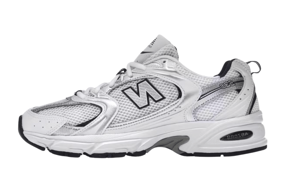 New Balance 530 White Silver Navy