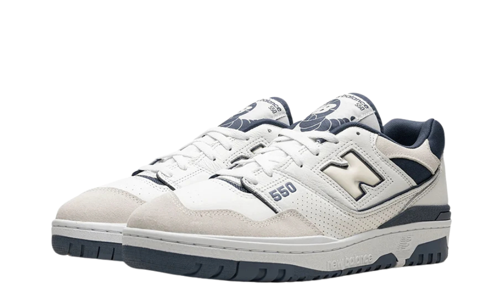 New Balance 550 White Dusty Blue