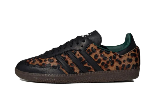 adidas Samba OG Black Green Leopard