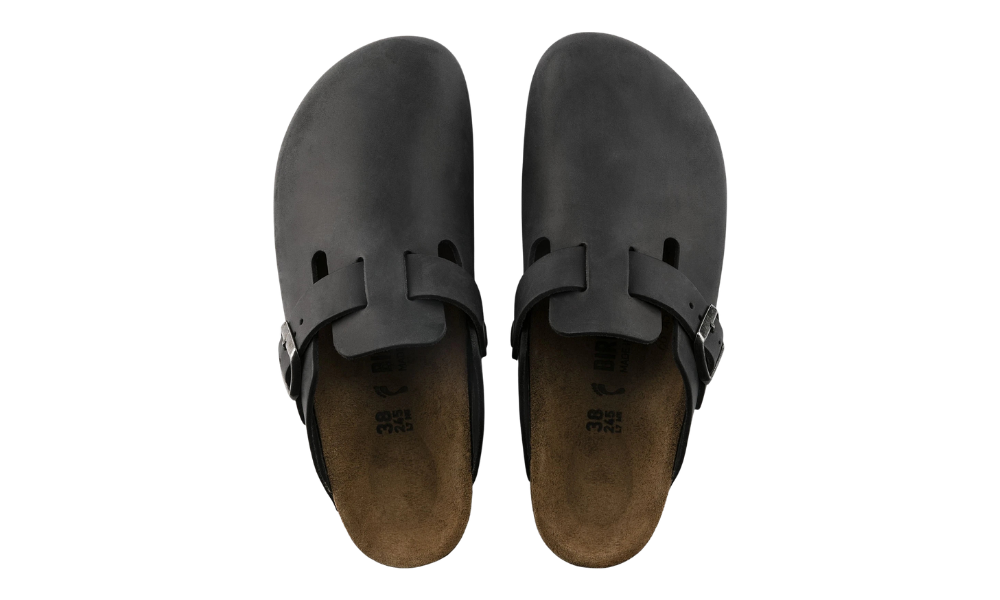Birkenstock Boston Black Oiled Leather