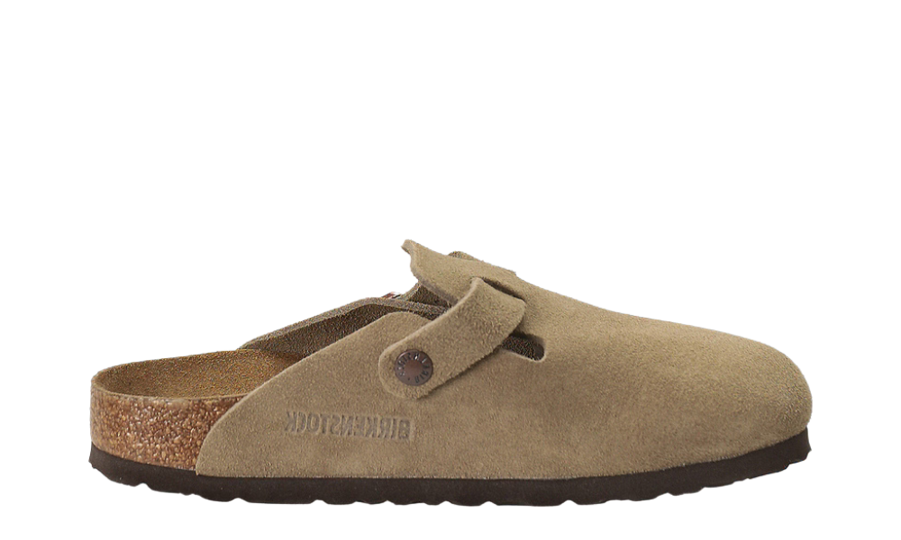 Birkenstock Boston Suede Narrow Taupe