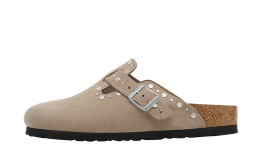 Birkenstock Boston Rivet Suede Beige