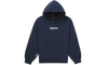 Supreme Box Logo Hooded Sweatshirt Navy