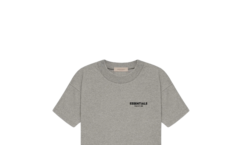 Fear Of God Essentials Dark Oatmeal T Shirt