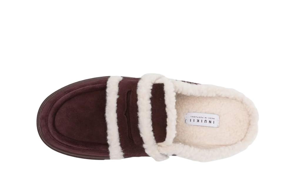 inuikii shearling mule BORDEAUX