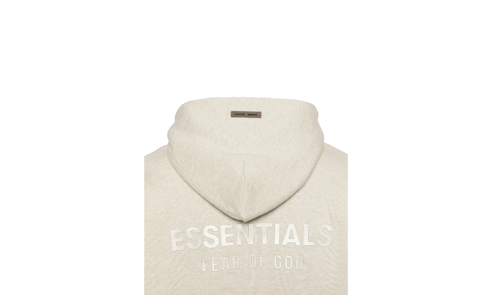 Fear of God Essentials Classic Hoodie Heather Stone