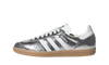 adidas Samba OG in pelle screpolata argento metallizzato