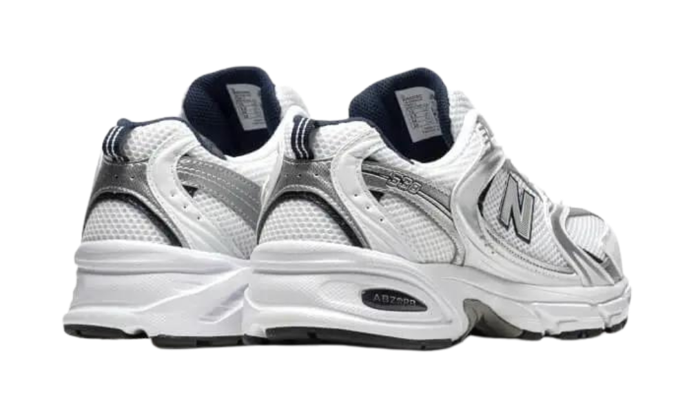 New Balance 530 White Silver Navy