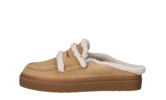 inuikii shearling mule beige