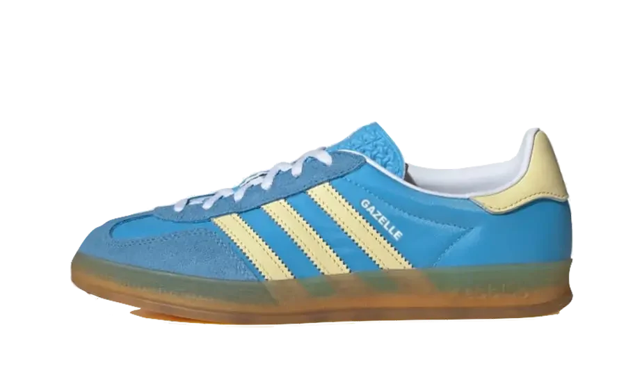 Adidas Gazelle Indoor Semi Blue Burst Quasi Giallo 