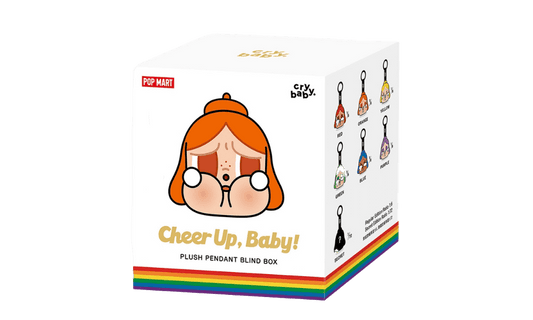 Pop Mart CRYBABY CHEER UP, BABY! - Ciondolo di peluche della serie Blind Box