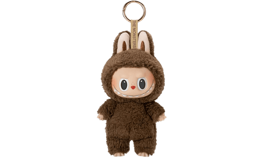 Pop Mart Labubu The Monsters Tasty Macarons Chestnut Cocoa Vinyl Plush Pendant