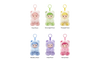 Pop Mart HACIPUPU Gummy Bear Series - Ciondolo in peluche in vinile, scatola singola cieca