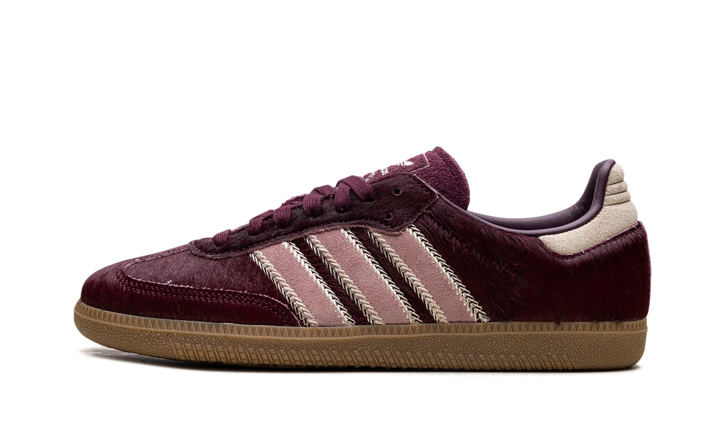 adidas Samba OG Maroon Sand Strata Pony