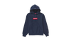 Supreme Box Logo Hooded Sweatshirt Navy