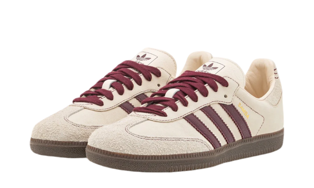 adidas Samba OG Wonder White Maroon
