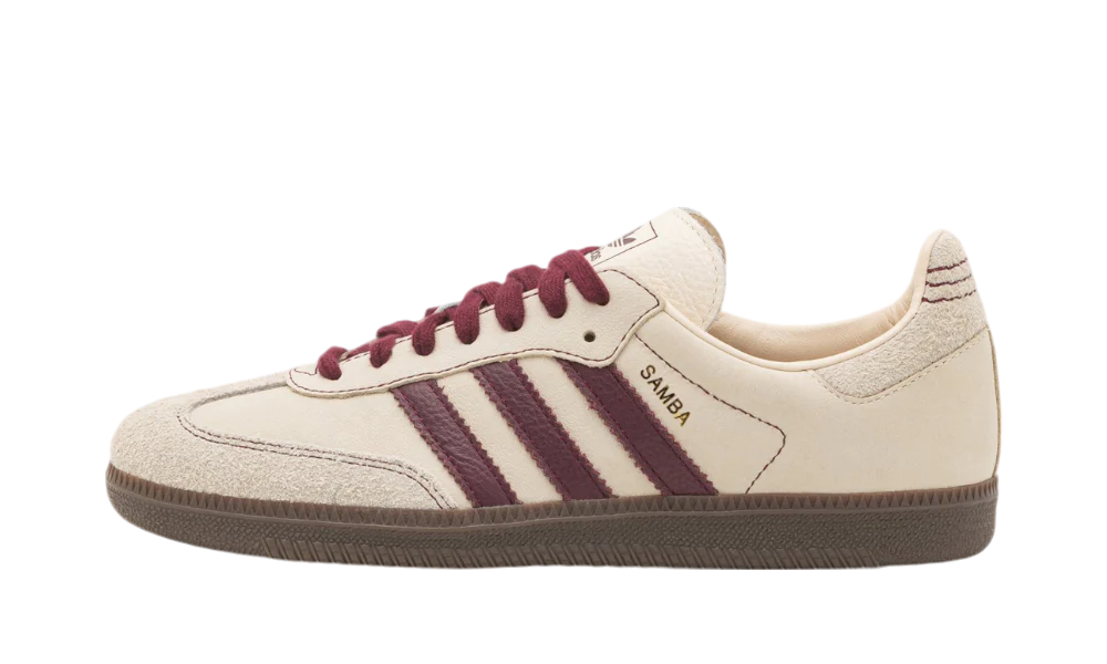 adidas Samba OG Wonder White Maroon
