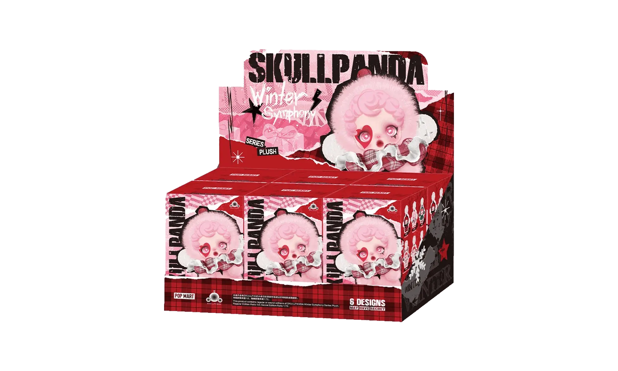 Pop Mart SKULLPANDA Winter Symphony Series Custodia sigillata