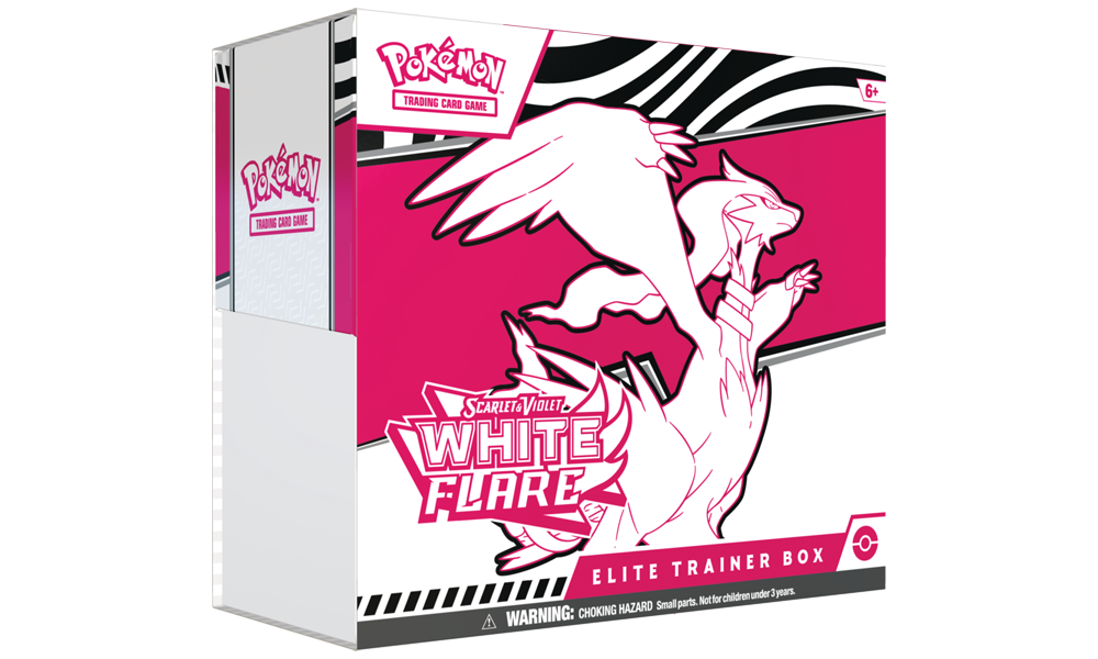 Pokémon Scarlet &amp; Violet White Flare Elite Trainer Box 2025