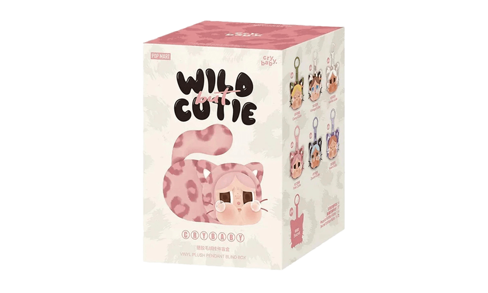 Pop Mart CRYBABY Wild but Cutie Series Vinyl Plush Pendant Single Blind Box