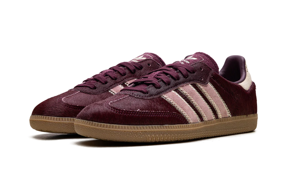 adidas Samba OG Maroon Sand Strata Pony