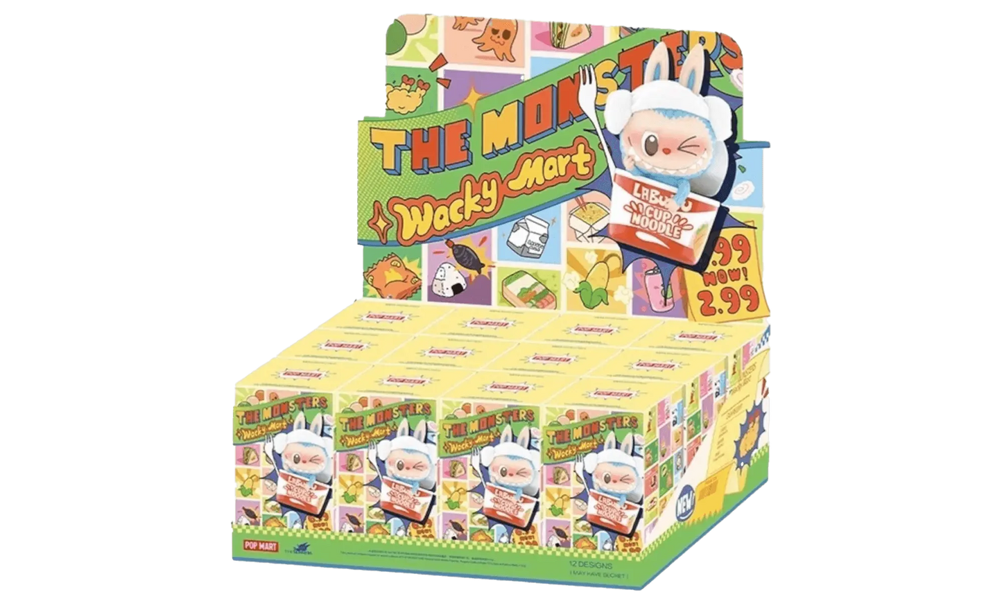 Pop Mart Labubu The Monsters Wacky Mart Series Figure Sealed Case