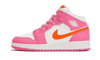 Air Jordan 1 Mid Pinksicle Safety Orange - Secured Stuff